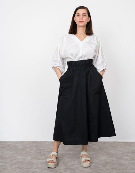 The Assembly Line Skirts Elastic Waist Maxi Skirt Sewing Pattern, The Assembly Line