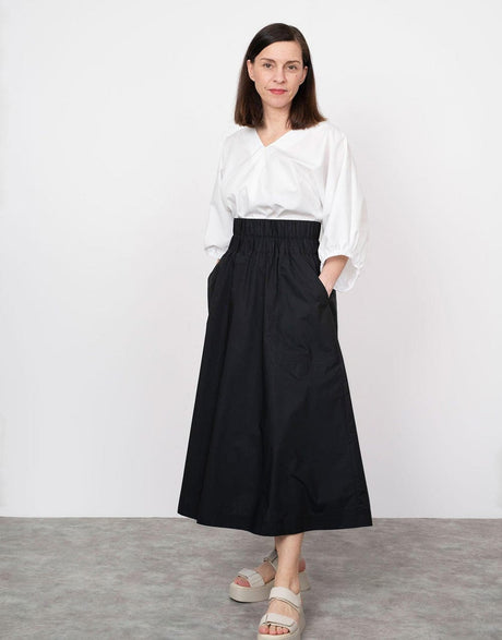 The Assembly Line Skirts Elastic Waist Maxi Skirt Sewing Pattern, The Assembly Line