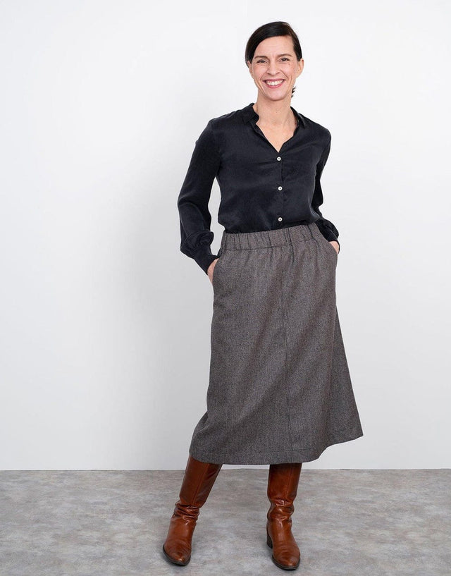 The Assembly Line Skirts A-Line Midi Skirt Sewing Pattern, The Assembly Line