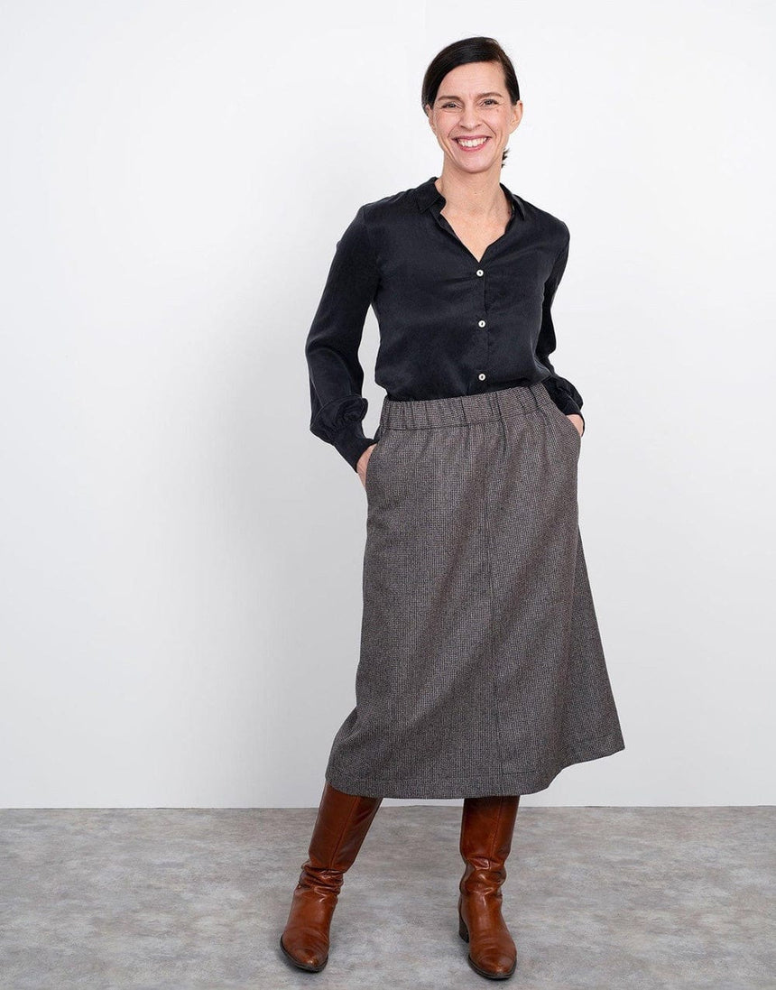 The Assembly Line Skirts A-Line Midi Skirt Sewing Pattern, The Assembly Line