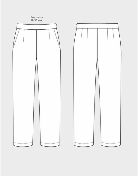 The Assembly Line Trousers & Shorts Regular Fit Trousers Sewing Pattern, The Assembly Line