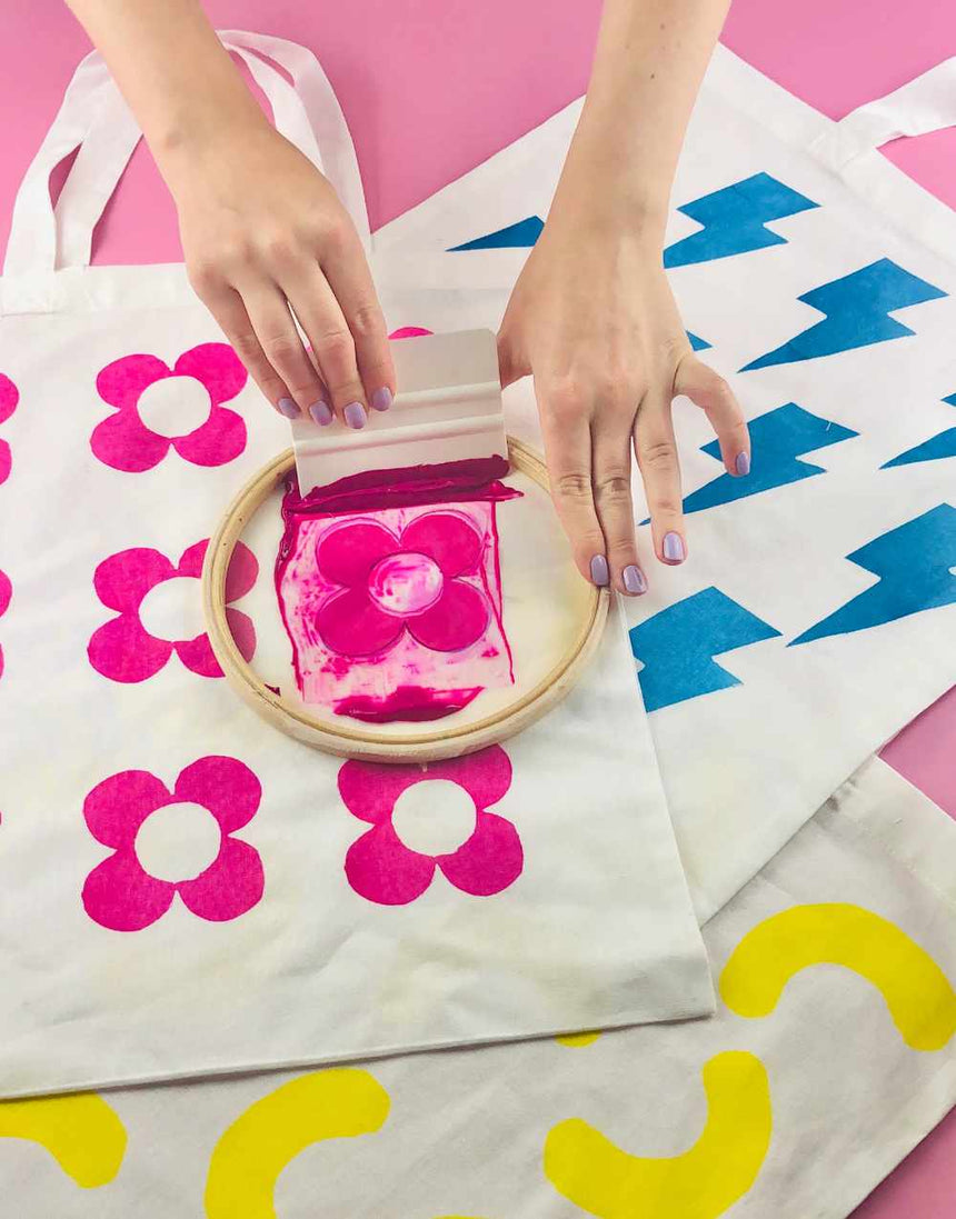 Screen Printed Tote Bag Kit