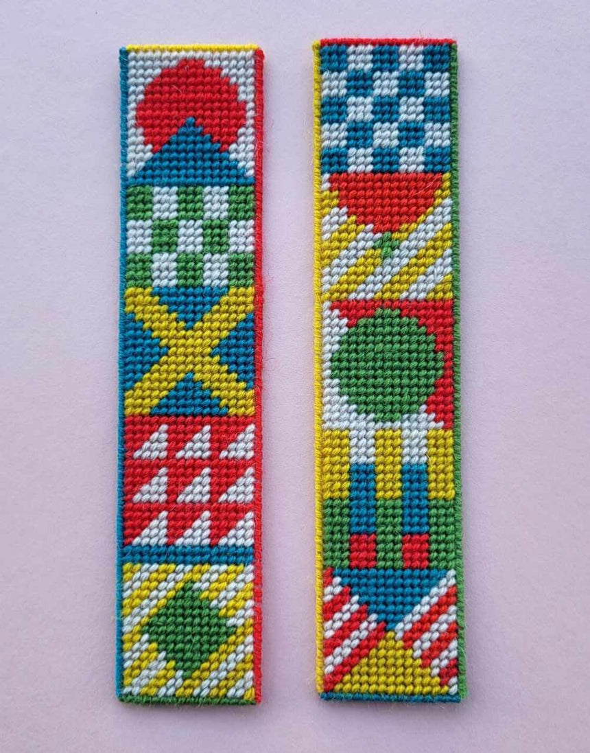 Thread Bear Kits Needlepoint Flags Bookmark Needlepoint Kit, Thread Bear Kits