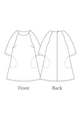 The Avid Seamstress Dresses The Raglan Dress & Top, The Avid Seamstress Sewing Pattern 42963490