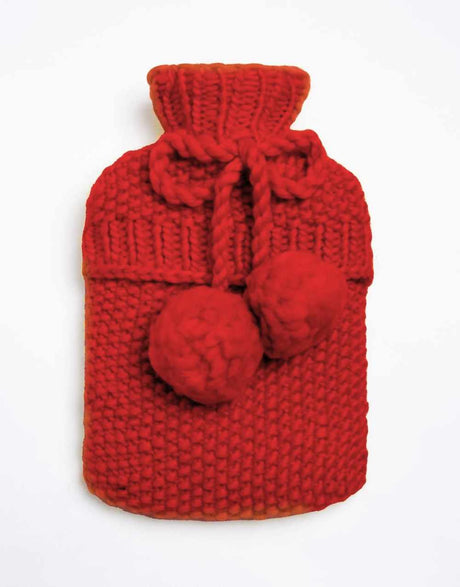 Wool Couture Knitting Kit Red Hot Water Bottle Knitting Kit, Wool Couture 14201